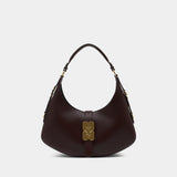 Kat Small Shopper Bag - Ganni - Leather - Brown