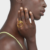 Round Trip Ring - Charlotte Chesnais - Silver/18K Gold Plated