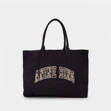 Leo Shopper Bag - ANINE BING - Cotton - Black