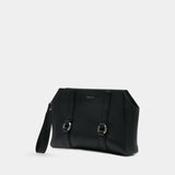 New Farringdon Clutch - Alexander McQueen - Leather - Black