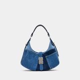 Kat Small Butter Shoulder Bag - Ganni - Cotton - Blue