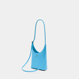 Small Melt Shoulder Bag - Courreges - Leather - Blue