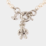 Ruby Pearl Necklace - Vivienne Westwood - Metal - Silver
