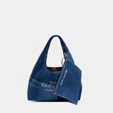 The Sack Shoulder Bag - Marc Jacobs - Cotton - Blue