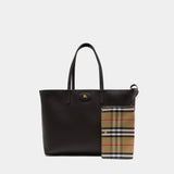 Ll Medium Reversible Shopper Bag - Burberry - Leather - Grey