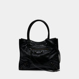 Le City Mini Shoulder Bag - Balenciaga - Leather - Black