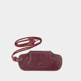 Mimi Glasses Case Charm - AMI Paris - Leather - Burgundy