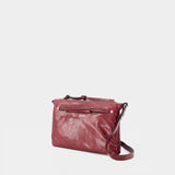 Winna Duo Shoulder Bag - Isabel Marant - Leather - Burgundy