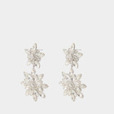 Tiered Earrings - SELF PORTRAIT - Metal - Silver