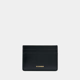 Card Holder - Jil Sander - Leather - Black