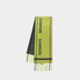 Samelia 16154 Scarf - SAMSØE SAMSØE - Wool - Green