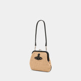 Vivienne Clutch - Vivienne Westwood - Cotton - Beige