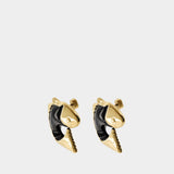 Les Boucles Poisson - Jacquemus - Metal - Black