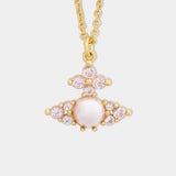Feodora Necklace - Vivienne Westwood - Metal - Pink