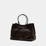 Grandma Used Xl Shopper Bag - Margesherwood - Leather - Brown