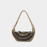 Fortune Croissant Filt Crossbody - Lemaire - Leather - Beige