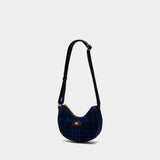 Ll Horseshoe Crossbody - Burberry - Cotton - Blue