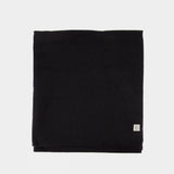 Classic Winter Scarf - TOTEME - Wool - Black