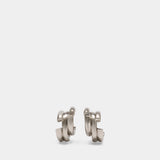 Saint Germain Earrings - Balenciaga - Metal - Silver