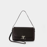 Croc Icotype Shoulder Bag - Courreges - Leather - Brown