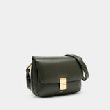 Grace Soft Crossbody - A.P.C. - Leather - Khaki