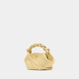Bou Mini Purse - Ganni - Leather - Yellow