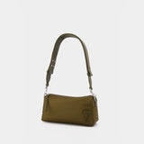 Marcel Shoulder Bag - AMI Paris - Nylon - Khaki