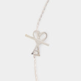 Adc 2 In 1 Necklace - AMI Paris - Metal - Silver