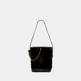 Small Bucket Shoulder Bag - Versace - Leather - Black