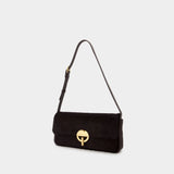 Moon Baguette Shoulder Bag - Vanessa Bruno - Leather - Black