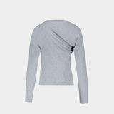 Ls Hebo T-Shirt - Vivienne Westwood - Cotton - Grey