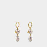 Martha Earrings - Vivienne Westwood - Metal - Gold