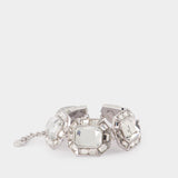 Crystal Bracelet - SELF PORTRAIT - Pearls - Silver
