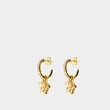 Earrings - Versace - Metal - Gold