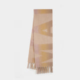 Loliana Gb Scarf - Isabel Marant - Wool - Beige