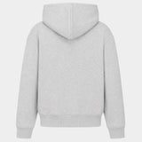 Vintage Print Hoodie - Balmain - Cotton - Grey