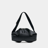 Manta Messenger Clutch - Alexander McQueen - Leather - Black