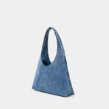 Pike Medium Shoulder Bag - Alexander Wang - Cotton - Blue