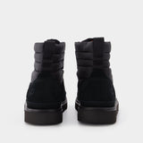 Classic Mini Lace-up Men Synthetic, Black