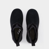 Classic Mini Lace-up Men Synthetic, Black