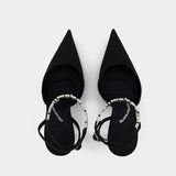 Delphine 105 Sandals - Alexander Wang - Black - Viscose