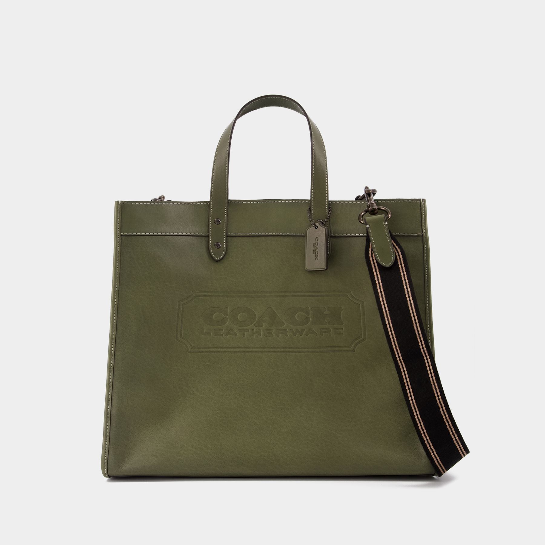 Field Tote 40 In Sport Calf With Coach Badge