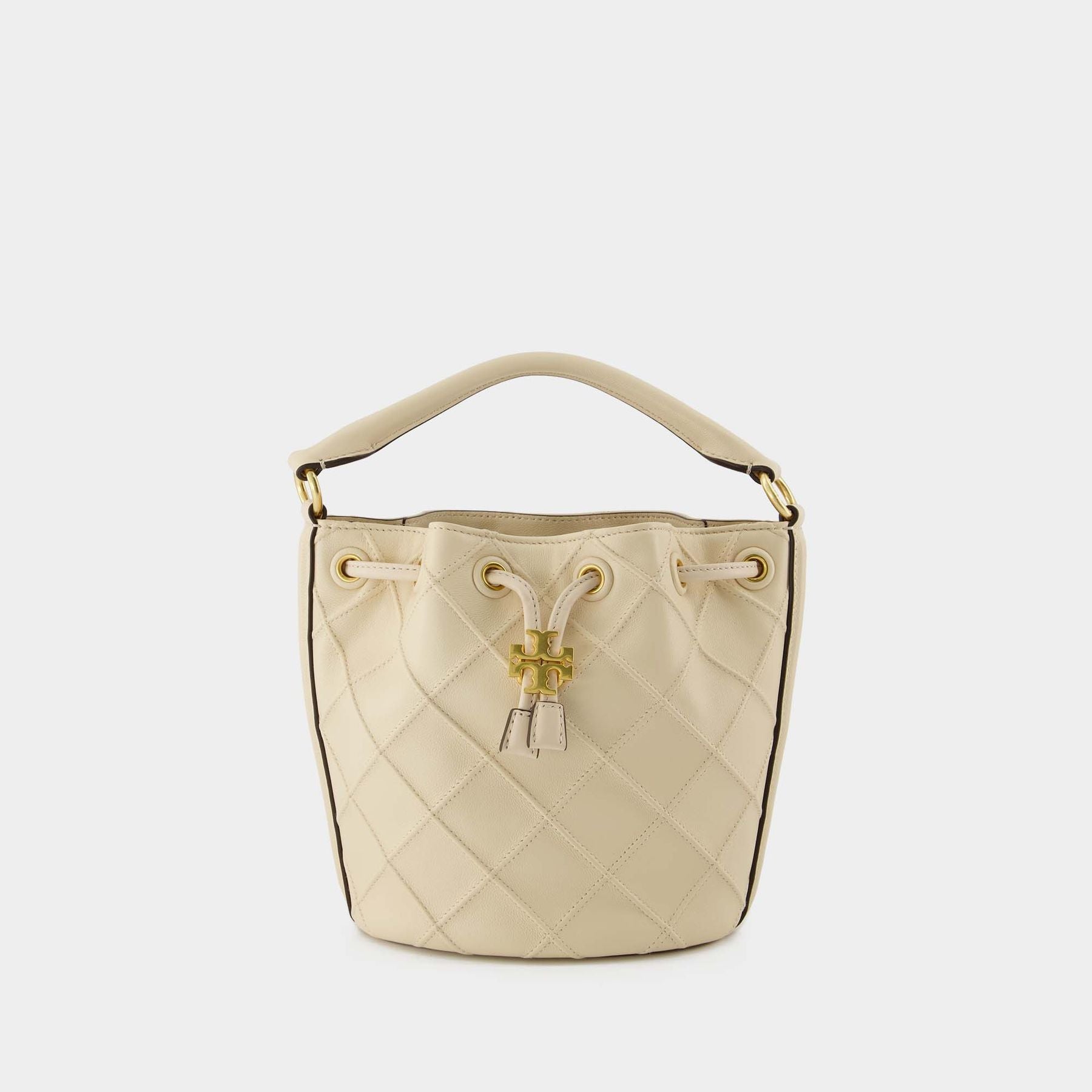 Tory Burch Fleming Soft Bucket Bag - New Cream