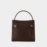 Lee Radziwill Double Bag - Tory Burch - Leather - Brown