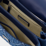 Fleming Soft Small Convertible Bag - Tory Burch - Denim - Blue