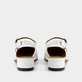 Peche Pumps - Carel - White - Patent Leather