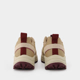 Venturi Sneakers in Beige Leather