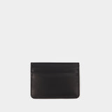 Charlotte Card Holder - A.P.C. - Black - Leather