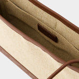Helene Shoulder Bag - A.P.C. - Canvas - Hazelnut