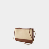 Helene Shoulder Bag - A.P.C. - Canvas - Hazelnut